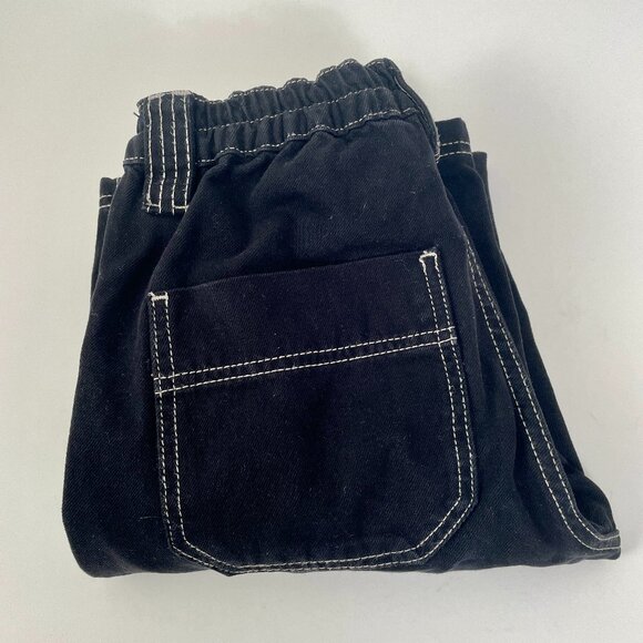 BDG Urban Outfitters Skate Jeans, Black With White Contrast Stitching, Size 24 - Picture 7 of 14